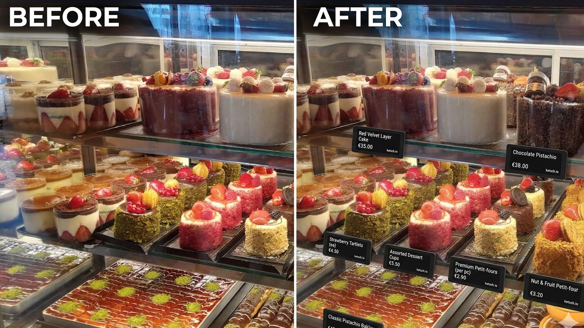 Patisserie – ESL Preisetiketten